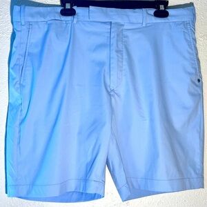 Ralph Lauren RLX Classic Fit Preppy Golf Shorts Men`s Size 38 Light Blue Chino